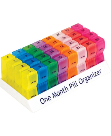 one-month-pill-organiser-multicolored-medicine-storage-dispenser-32-compartments