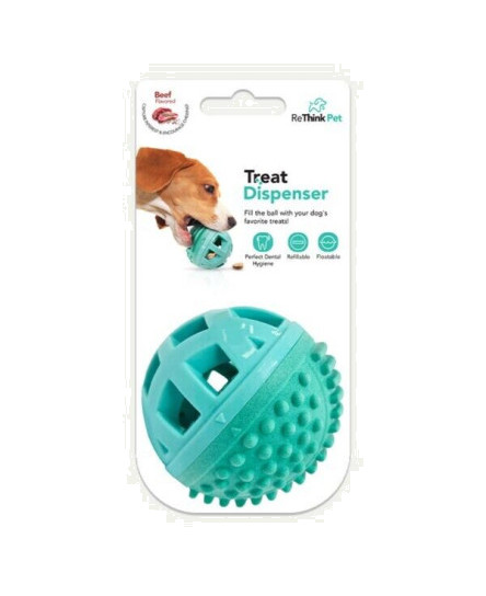 dog-pet-treat-dispenser-ball-toy-chew-beef-flavour-large-durable-textured