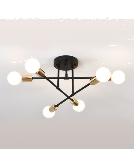 Modern LED Ceiling Light Bedroom Lamp Vintage Pendant Sputnik Chandelier Fixture